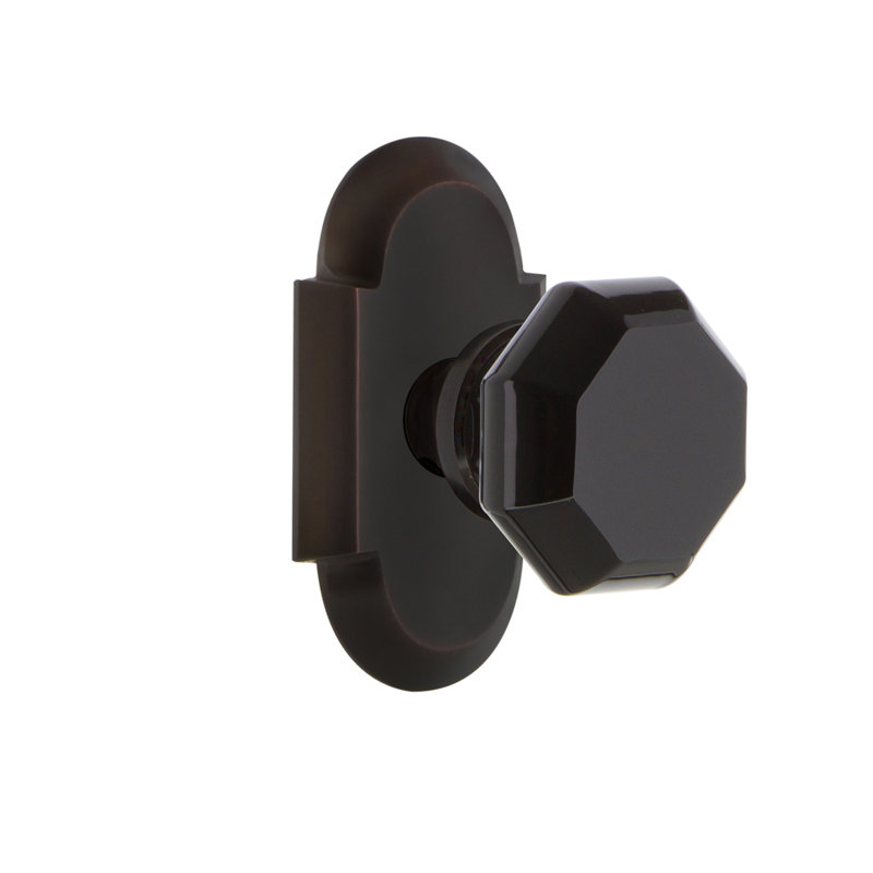 Assiette de chalet avec bouton de lait blanc Waldorf, Bronze intemporel, 2 3/4 po, Cobalt; cobalt