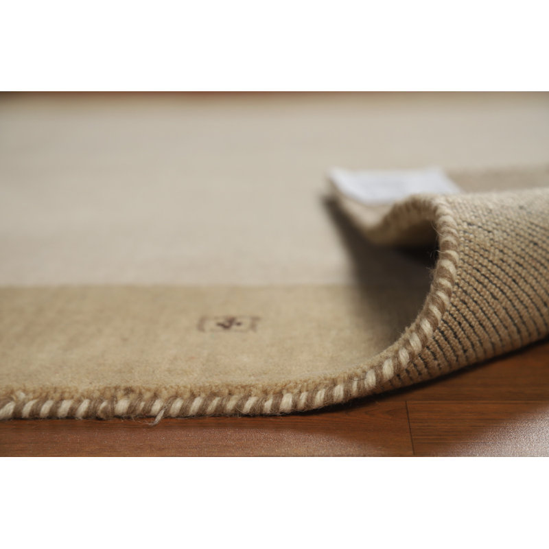 Tapis indien en laine fait à la main de style Gabbeh 5 x 8