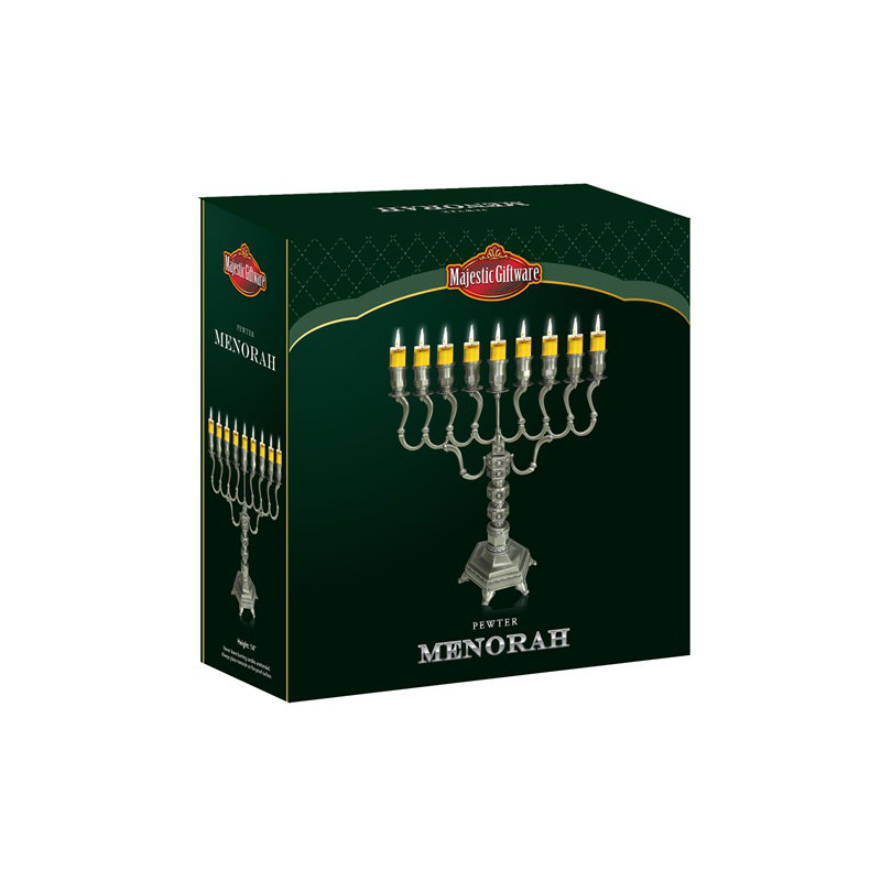 Pewter Menorah