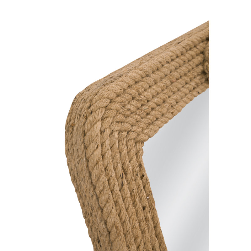 Brigita Rope Rectangle Wall Mirror