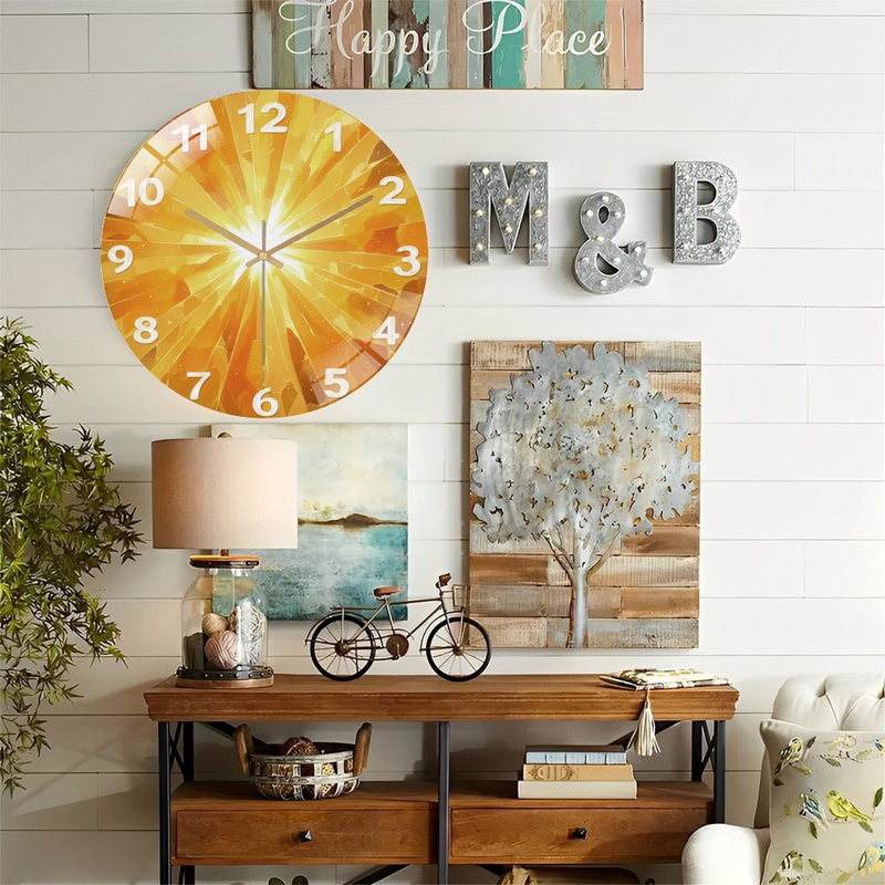 Horloge murale 12 po