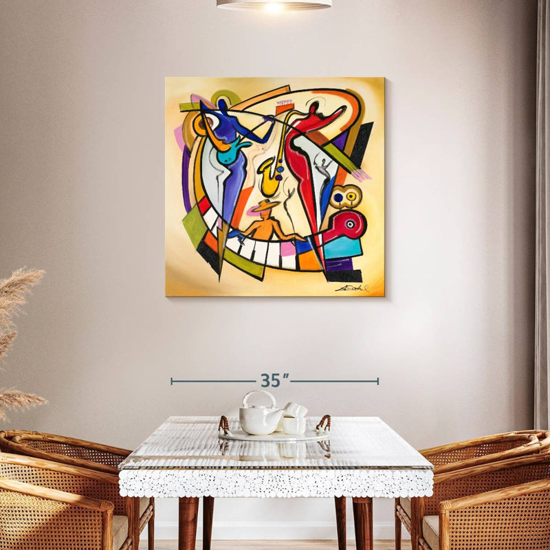 Abarca Musical Vibes, 36" H x 36" W