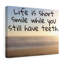 Life Is Short - Wrapped Canvas Print-467982316