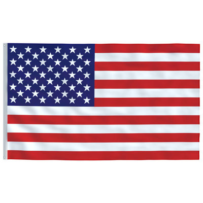 Drapeau américain multicolore 68D 100% polyester pour l'extérieur