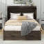 Armoire lit escamotable avec tiroir de rangement et station de charge Murphy-1001065594-1001065592