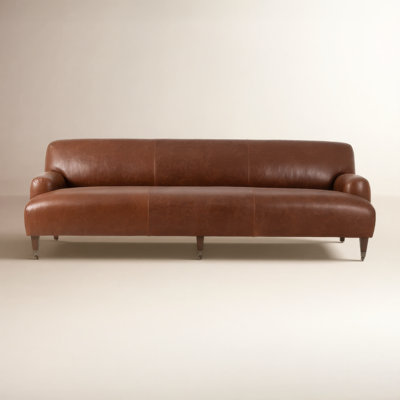 Kent 95" Genuine Leather Sofa