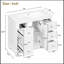 Meuble-lavabo simple 36 po avec comptoir Sebern-244823807