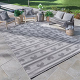 Mickey Mouse Flatweave Grey Indoor / Outdoor Area Rug