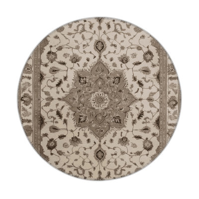 Tapis gris d'intérieur et d'extérieur Tabriz
