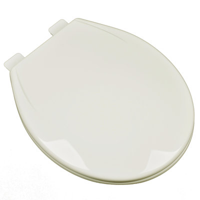 Siège de toilette en plastique rond contemporain à fermeture lente