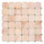 Contemporary Zellige Panels, 12" X 12" X 1/2", Terracotta With Dusty Blue Accents-156557663