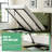 Upholstered Platform Bed with Hydraulic Lift-1630187314-1630187312