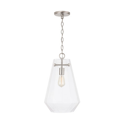 Luminaire suspendu géométrique à 1 lumière Annie