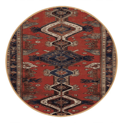 Machine Washable Turkish Brown Area Rug