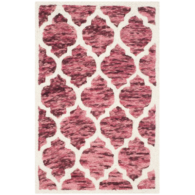 Bertok Hand Loomed Wool Geometric Rug