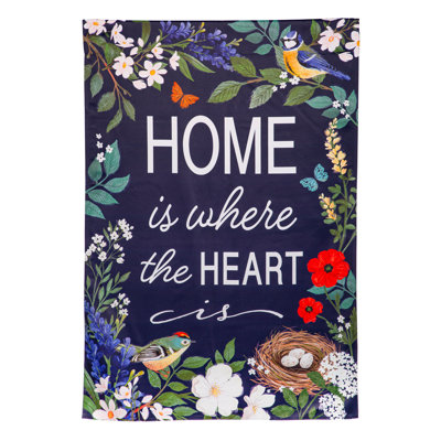 Greenhouse Retreat Suede Garden Flag