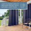 Ensemble de 2 rideaux à œillets TANTES ET CAMPAGNES Cabana pour intérieur et extérieur-20584541-34183445