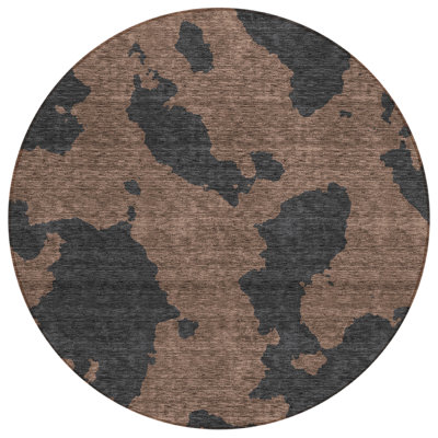 Tapis d'intérieur rond 8 pi