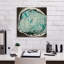  «Atlantis 1» par Alicia Ludwig, art mural sur toile, 18 po x 18 po