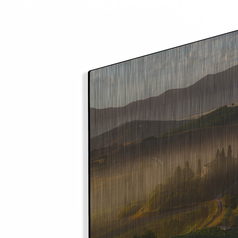 Loon Peak® «Il Belvedere» par Anne Schneidersmann, art mural en métal, H 12 po x l 16 po