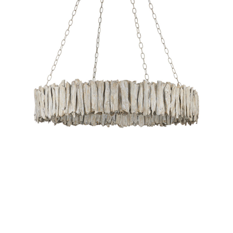 8 - Light Wrought Iron Chandelier