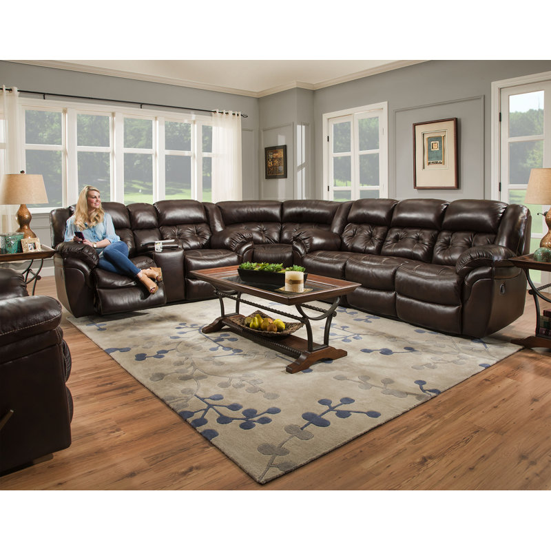Canapé modulaire inclinable Taylorann, Espresso