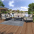 Townsend - Person Patio Conversation Set with Cushions