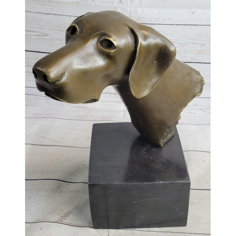 Figurine de statue de Weimaran Vizsla