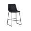 Upholstered Stool with Metal Frame-1112126744