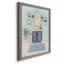 «Blue Bath II», peinture sur toile encadrée-61336548-61336555