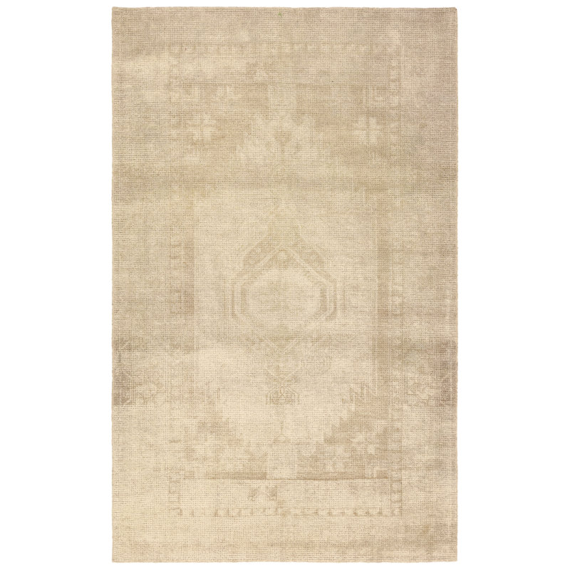 Rectangle brun clair / taupe Jaipur Living House Sprenant Cuore TRN01 9 pi 6 po x 13 pi 6 po