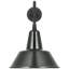 Thomas O'Brien, "Academy 20" Rex Barn Light in Matte Black with 12.5" Green Bowers Shade-1019371164-1019371167