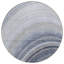 Tapis extérieur rond lavable abstrait bleu et bleu marine 8 pi Denim