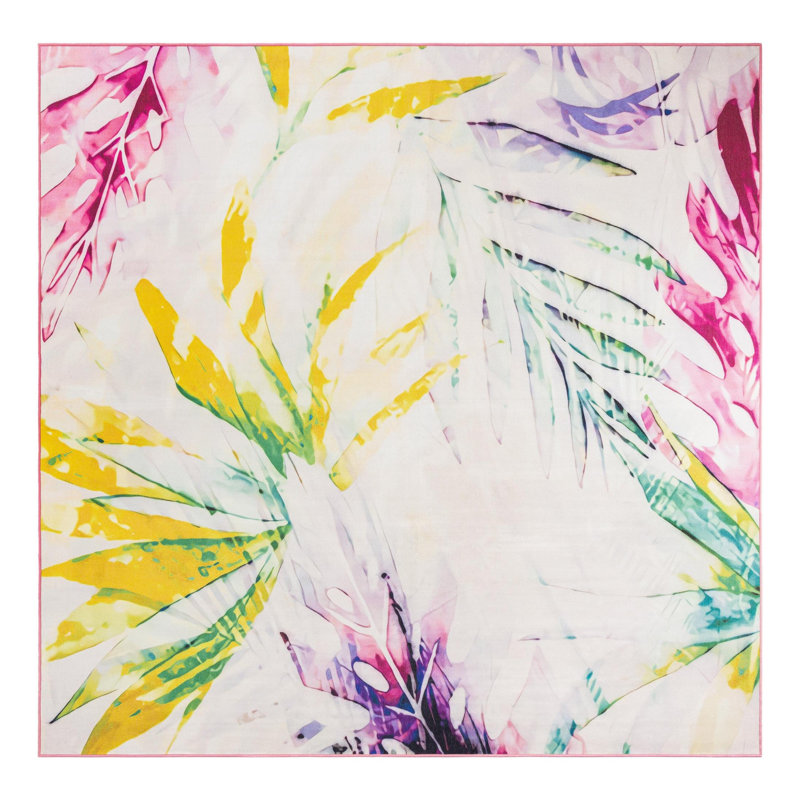Jill Zarin Aruba Caribbean Indoor/Outdoor Rug, Square 10'