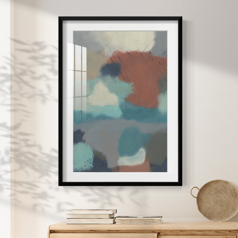 Floating By I - Impression encadrée, H 28,5 po x l 20,5 po, Noir