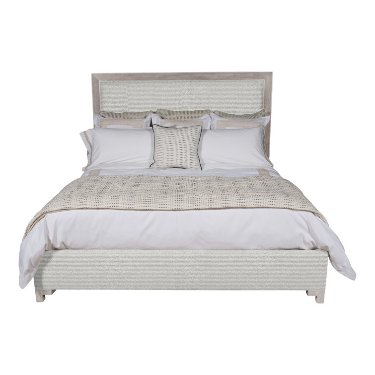 Louise/Lawrence King Upholstered Low Profile Panel Bed