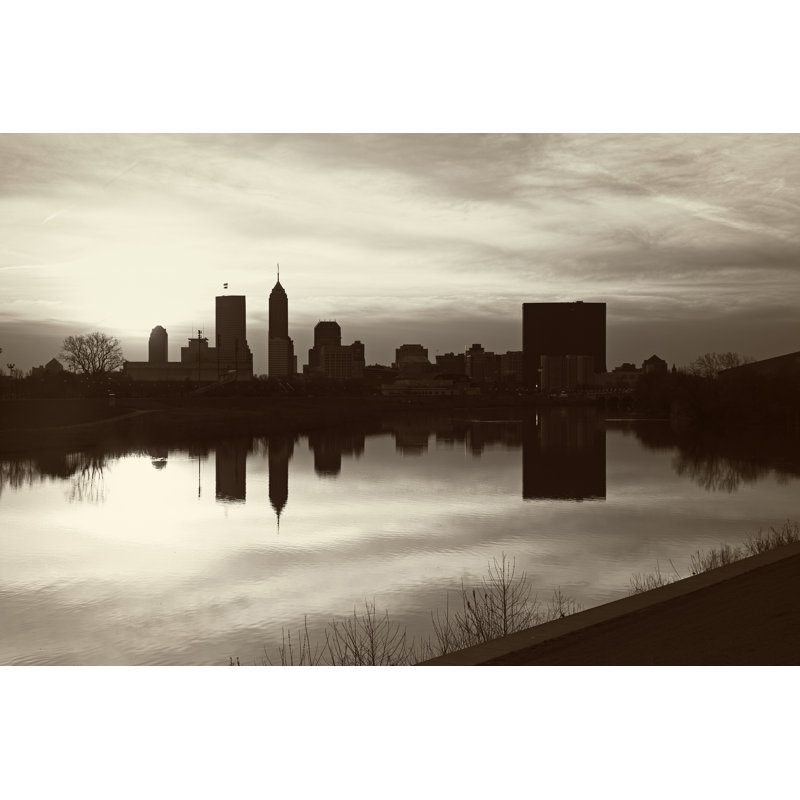 Indianapolis 1 Piece Wrapped Canvas Wall Art, 30cm H x 46cm W