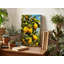 Peinture sur toile texturée citron: art mural de cuisine italienne, décor de maison de campagne-118674696