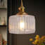 Lampe suspendue rétro en verre transparent rétro lustre E27-1099562632