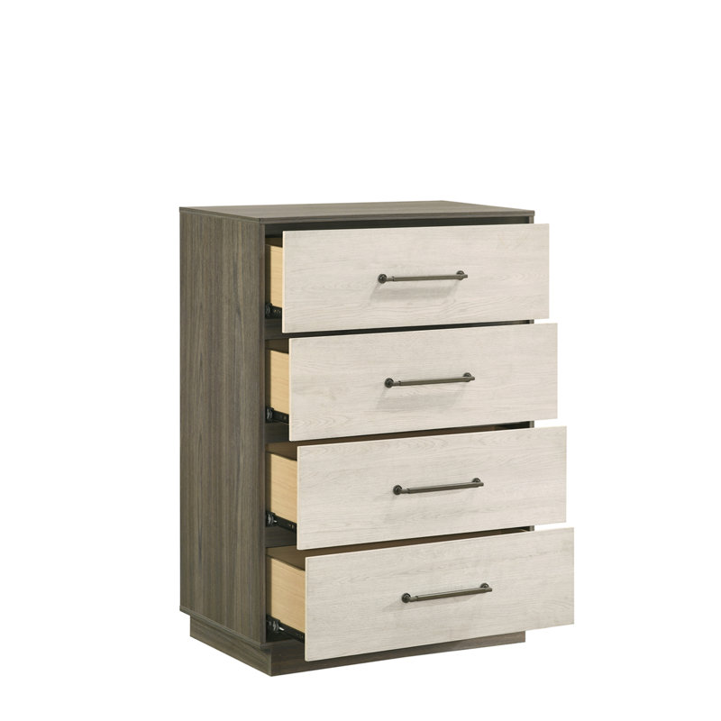 Commode 4 tiroirs en bois
