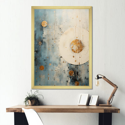 Minimalism Astrology Grunge Collage I - Zodiac Canvas Art Print_106466