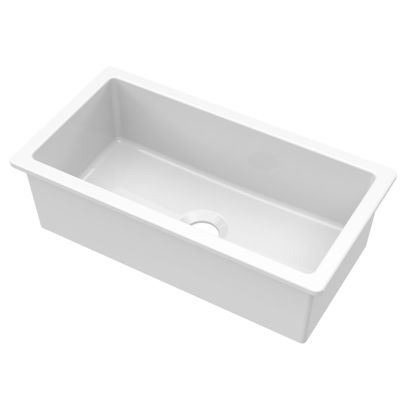 Fiamma 30" L x 18" W Drop-In Kitchen Sink, 30 inch