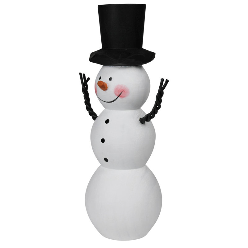 Bonhomme de neige, bois