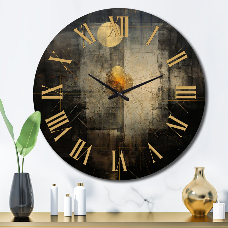 Horloge murale pleine lune se levant, Grand