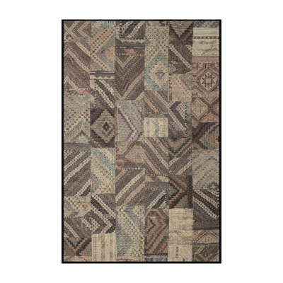 Tapis contemporain gris