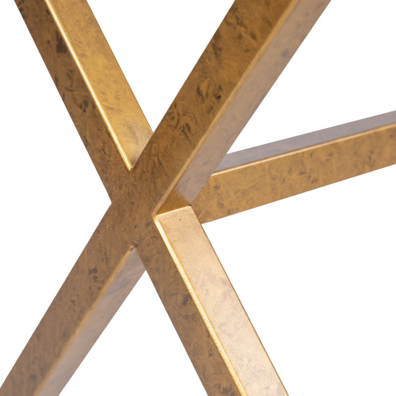 Metropolitan Desk, White/Gold