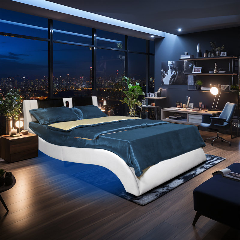 Sophisticated Platform Bed With Advanced Features
