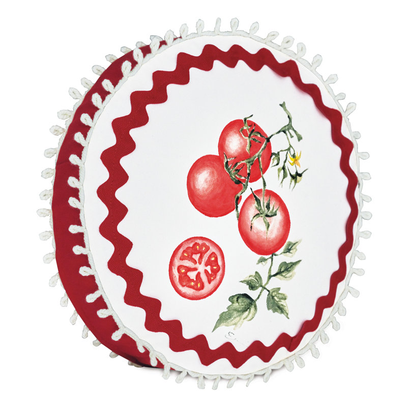 Coussin décoratif tomates vignes