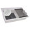 33" L x 9" W Double Basin Drop-In Kitchen Sink with Drain Assembly