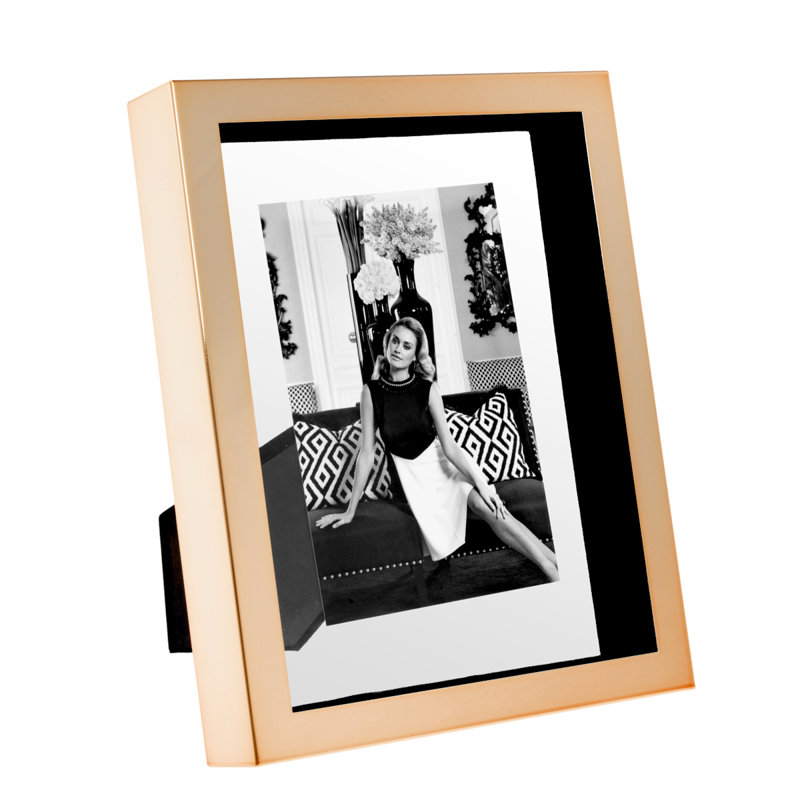 Cadre photo Mulholland, 4 po x 6 po, Or rose